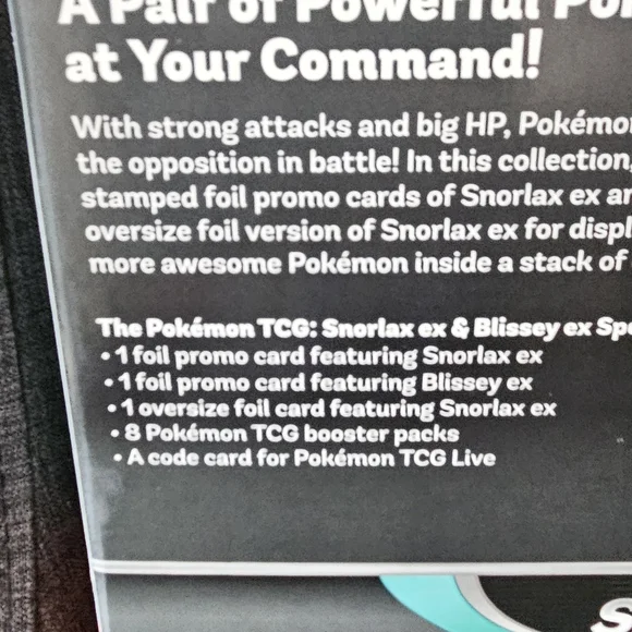 Mega Kangaskhan EX Box and Snorlax & Blissey EX Special Collection - Picture 8 of 9